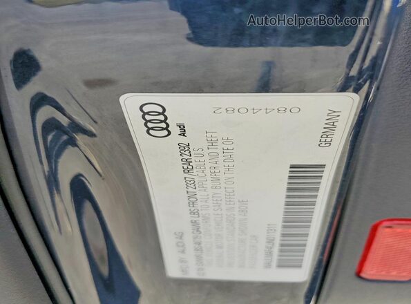WAULMAF40JN011311 2018 AUDI A4 Blue Շարժիչի բաժամունքի տեսք