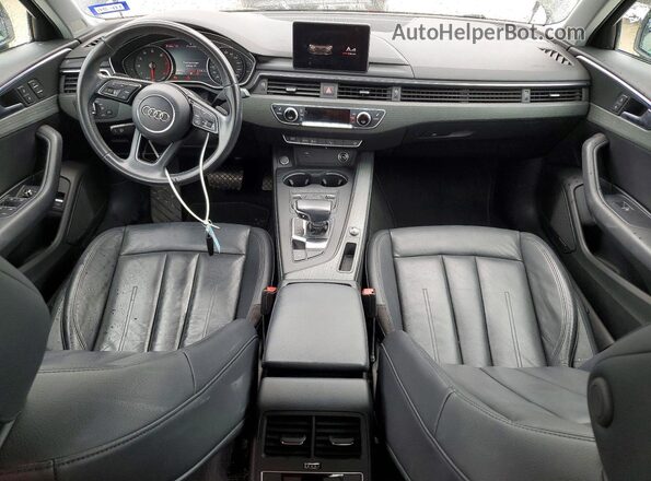 WAULMAF41JA092732 2018 AUDI A4 Black Widok deski rozdzielczej