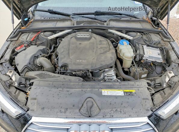 WAULMAF41JA092732 2018 AUDI A4 Black Widok wnętrza z tyłu
