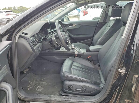 WAULMAF41JA092732 2018 AUDI A4 Black Widok wnętrza z przodu