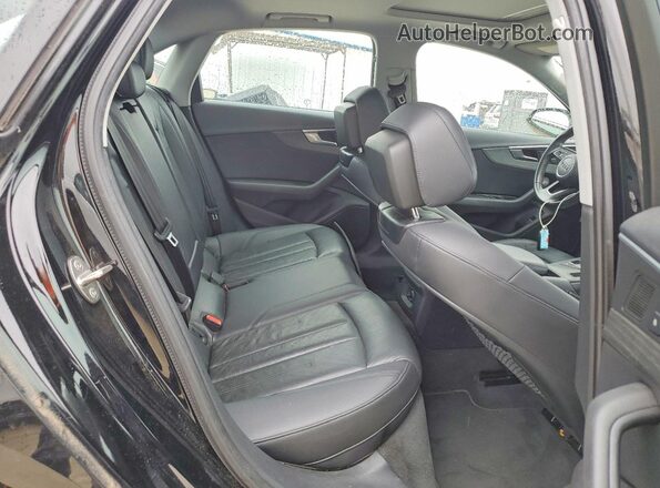 WAULMAF41JA092732 2018 AUDI A4 Black Widok tylnych siedzeń