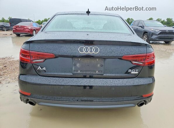 WAULMAF41JA092732 2018 AUDI A4 Black Widok z tyłu
