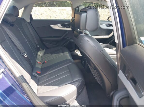 WAULMAF44JA219344 2018 AUDI A4 Blue Вид наклейки з VIN-кодом