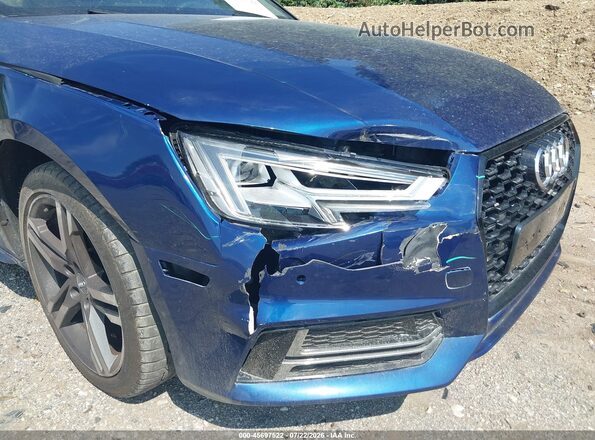 WAULMAF44JA219344 2018 AUDI A4 Blue Вид спереду