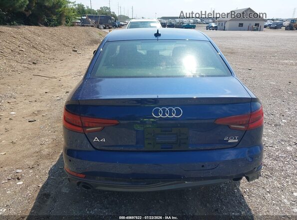 WAULMAF44JA219344 2018 AUDI A4 Blue 
