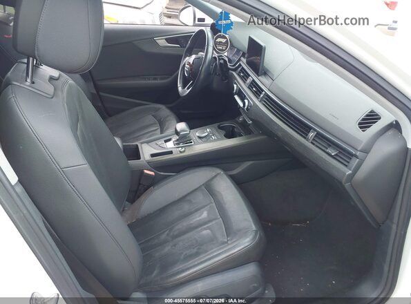 WAULMAF45JA007553 2018 AUDI A4 Белый Вид салона спереди