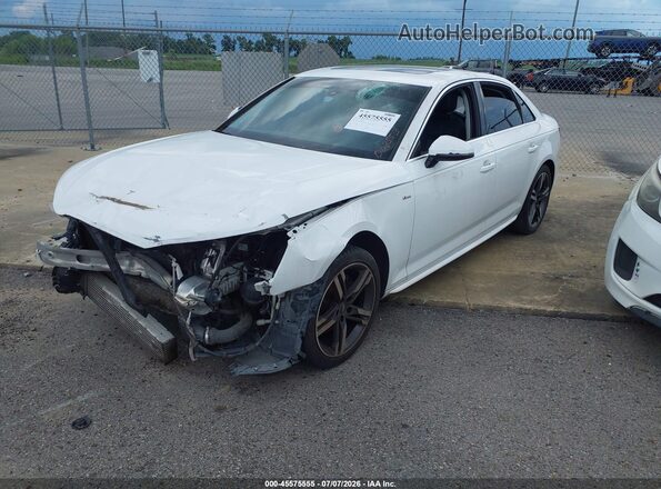 WAULMAF45JA007553 2018 AUDI A4 Белый Передняя левая четверть