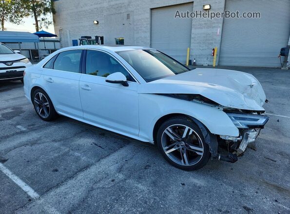 WAULMAF46JN004573 2018 AUDI A4 White Առջևի աջ