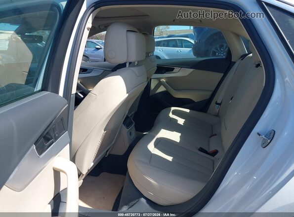 WAULMAF48JA217614 2018 AUDI A4 White VIN sticker view