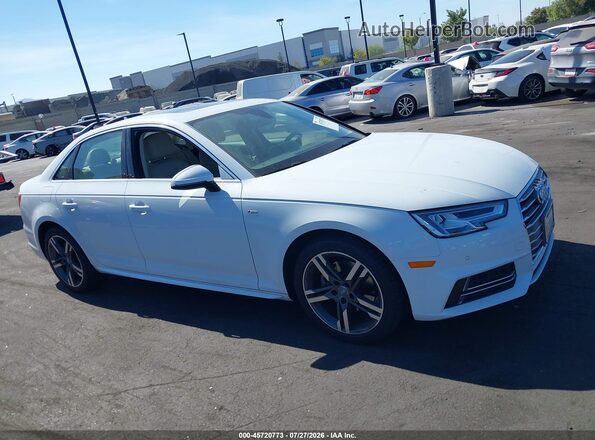 WAULMAF48JA217614 2018 AUDI A4 White Rear interior view
