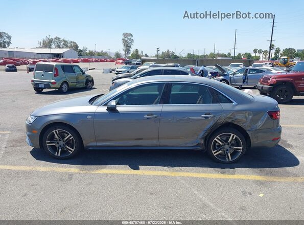 WAULMAF49JA215211 2018 AUDI A4 Gray უკანა სალონის ხედი