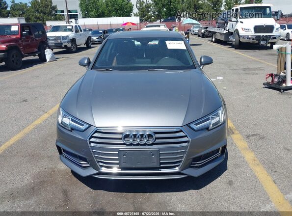 WAULMAF49JA215211 2018 AUDI A4 Gray წინა პანელის ხედი