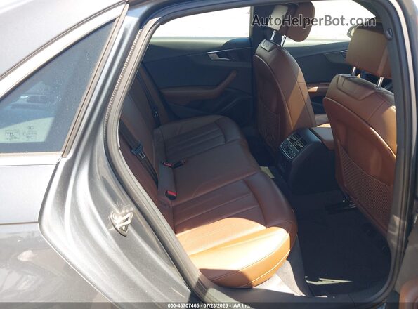 WAULMAF49JA215211 2018 AUDI A4 Gray VIN კოდის სტიკერის ხედი