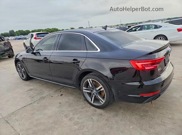 WAULNAF40HA003059 2017 AUDI A4 Black Rear left