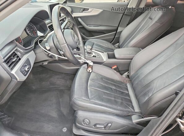 WAULNAF40HA003059 2017 AUDI A4 Black Front interior view