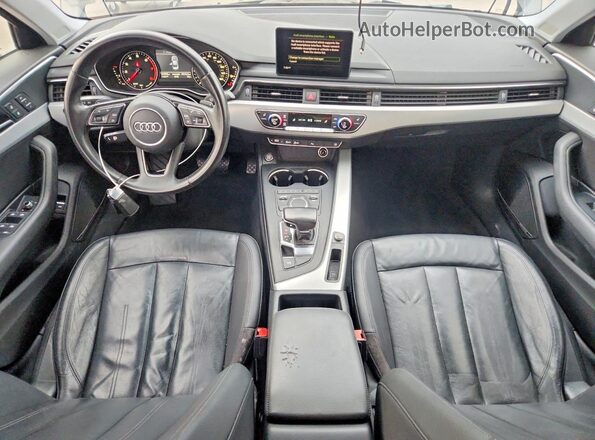 WAULNAF40HA003059 2017 AUDI A4 Black Dashboard view