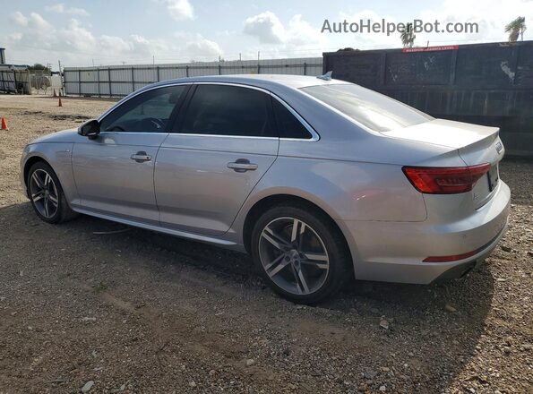 WAULNAF42HN028151 2017 AUDI A4 Silver Trasero izquierdo
