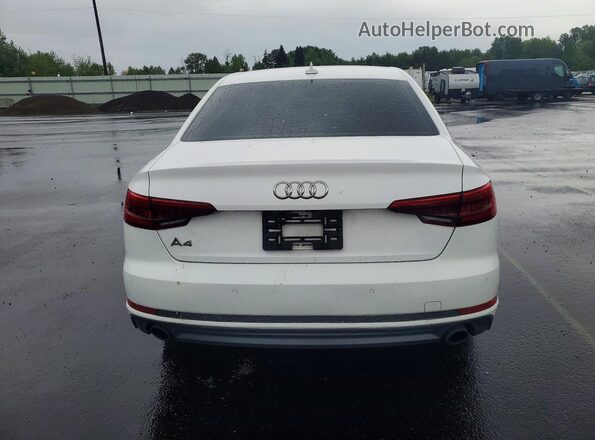 WAULNAF43HN057965 2017 AUDI A4 Белый Вид сзади