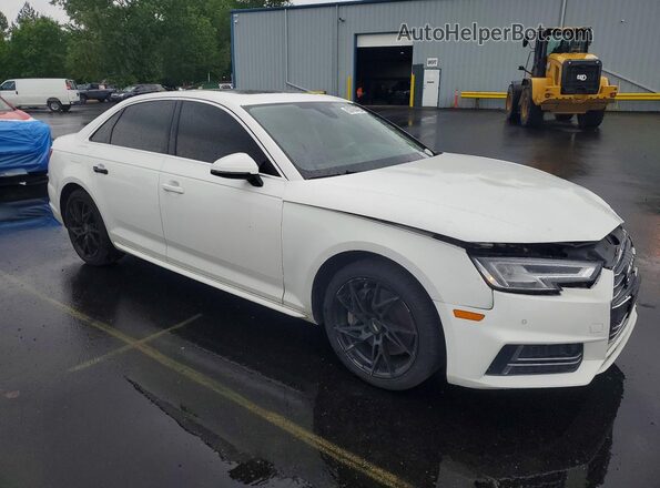 WAULNAF43HN057965 2017 AUDI A4 Белый Передняя правая четверть