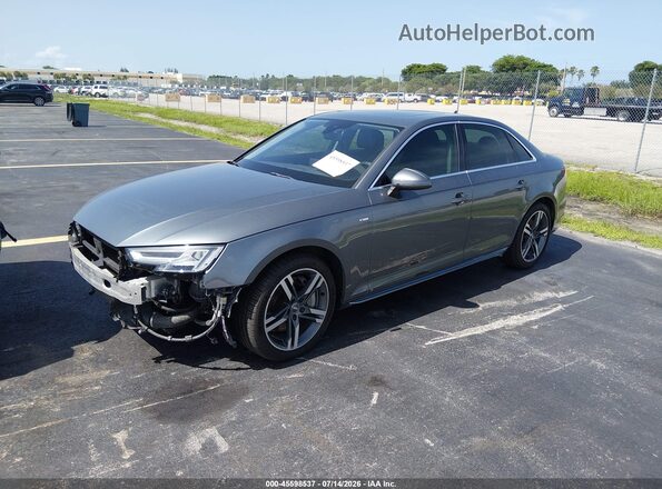 WAULNAF46HN008260 2017 AUDI A4 Серый Передняя левая четверть