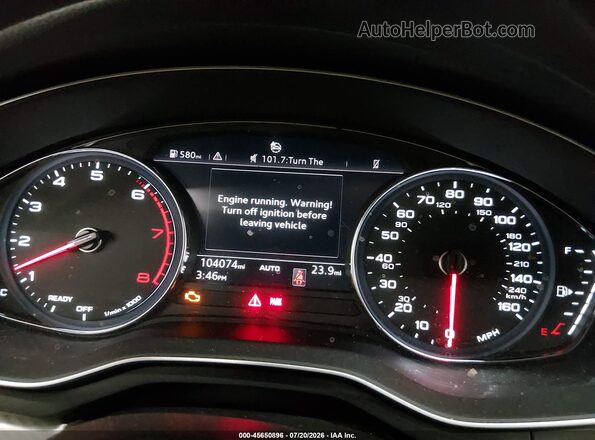 WAULNAF57JA097603 2018 AUDI A5 Серый Вид задних сидений