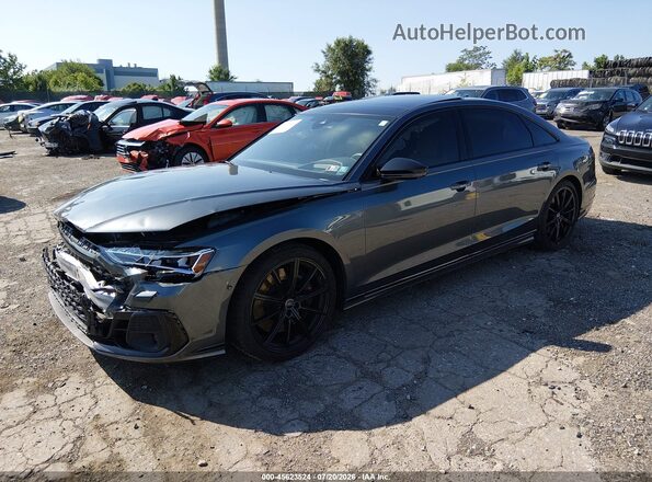WAULSAF82RN011489 2024 AUDI S8 Gray Front left