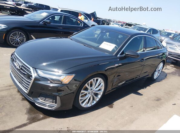 WAUM2AF24KN025612 2019 AUDI A6 Black Առջևի ձախ երեք քառորդ տեսարան