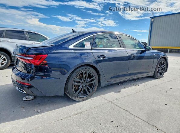 WAUM2AF26KN051354 2019 AUDI A6 Синий Задняя правая четверть