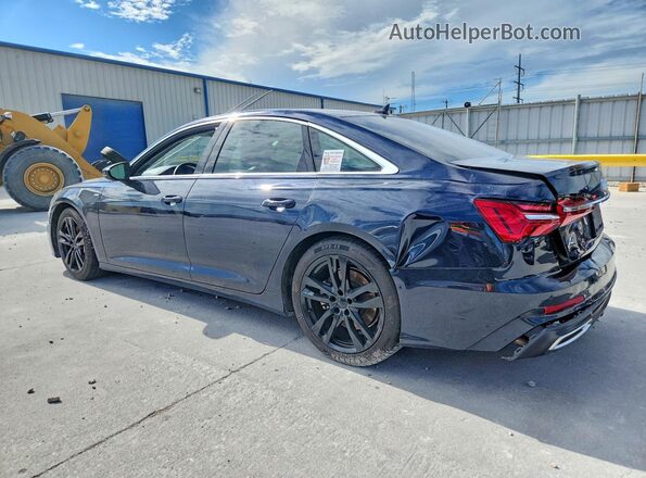 WAUM2AF26KN051354 2019 AUDI A6 Синий Задняя левая четверть