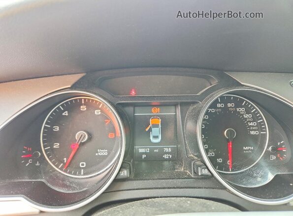 WAUM2AFH0GN004395 2016 AUDI A5 White Вид щитка приладів