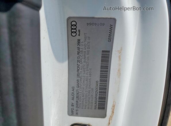 WAUM2AFHXGN003495 2016 AUDI A5 Blue Widok komory silnika