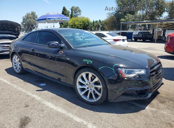 WAUM2AFR0GA017616 2016 AUDI A5 Черный Передняя правая четверть