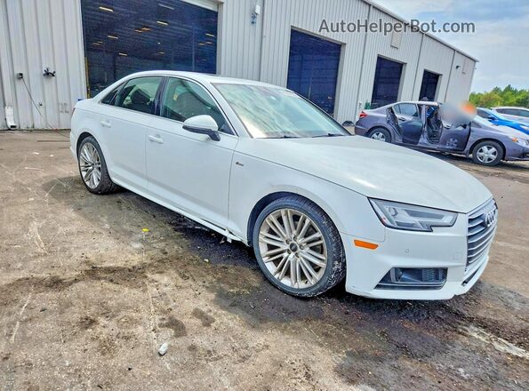 WAUMMAF43JA152840 2018 AUDI A4 White Передня права чверть