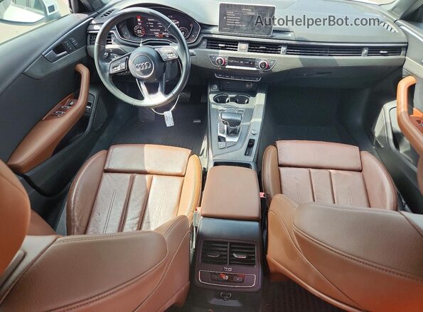 WAUMMAF43JA152840 2018 AUDI A4 White Вид панелі приладів