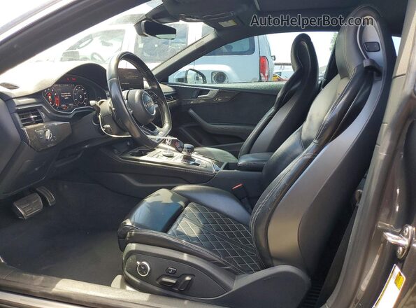 WAUP4AF53JA032803 2018 AUDI S5 Gray Front interior view