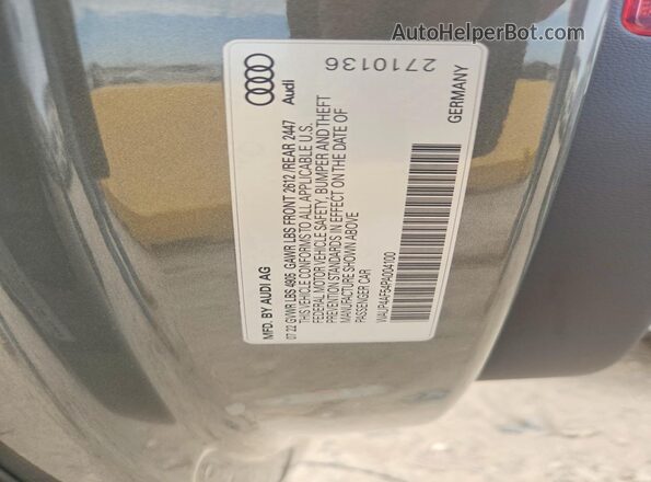 WAUP4AF54PA004100 2023 AUDI S5 Gray Շարժիչի բաժամունքի տեսք