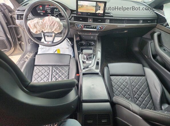 WAUP4AF54PA004100 2023 AUDI S5 Gray Առջևի վահանակի տեսք