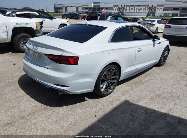 WAUP4AF55JA024380 2018 AUDI S5 White Задня права чверть