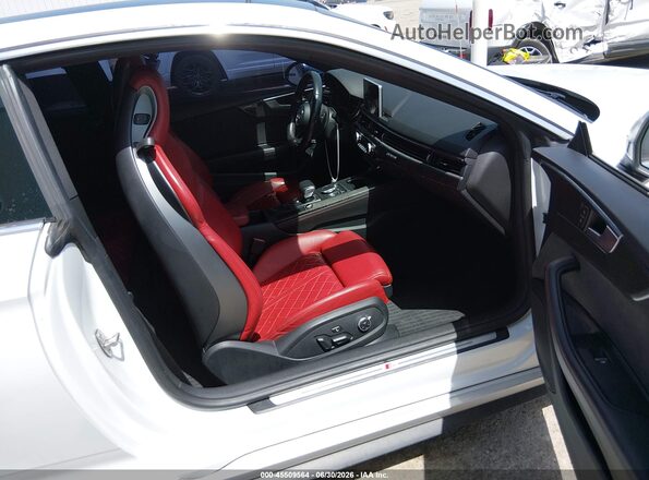 WAUP4AF55JA024380 2018 AUDI S5 White Вид салону спереду