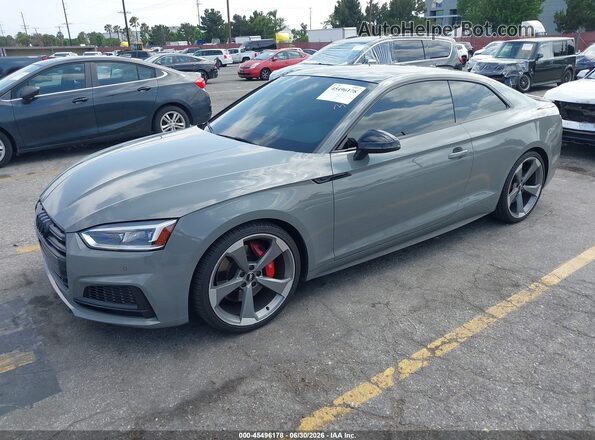 WAUP4AF5XKA066822 2019 AUDI S5 Gray Передня ліва чверть