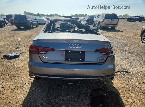 WAUPNAF41JA204119 2018 AUDI A4 Silver Հետևի տեսք