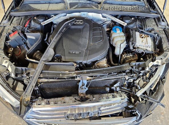 WAUPNAF42HA169245 2017 AUDI A4 Black Rear interior view
