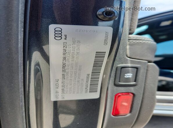 WAUPNAF47HN068548 2017 AUDI A4 Gray Вид підкапотного простору