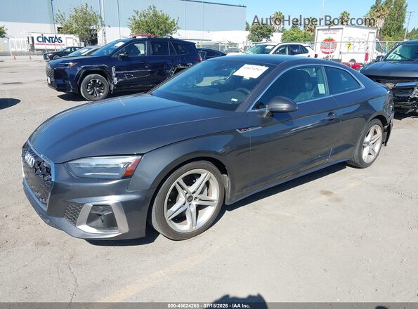 WAUSAAF54NA025304 2022 AUDI A5 Серый Передняя левая четверть