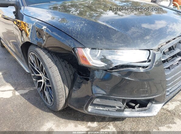 WAUSGAFR8GA024676 2016 AUDI A5 QUATTRO PREM Black Front view