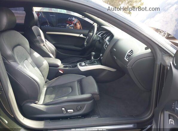 WAUSGAFR8GA024676 2016 AUDI A5 QUATTRO PREM Black Front interior view