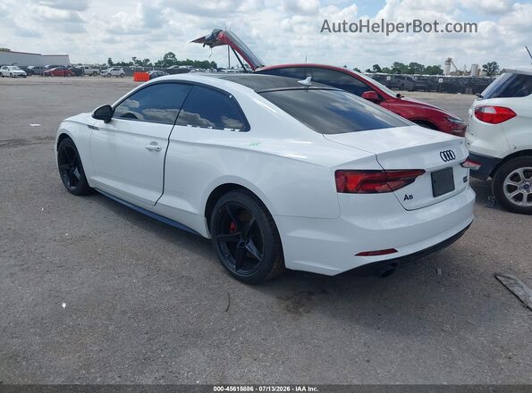 WAUSNAF55JA028159 2018 AUDI A5 White Trasero izquierdo