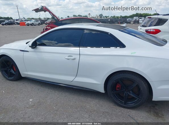WAUSNAF55JA028159 2018 AUDI A5 White Vista interior de 360 grados