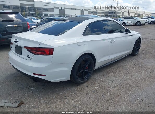 WAUSNAF55JA028159 2018 AUDI A5 White Trasero derecho