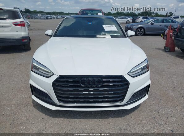 WAUSNAF55JA028159 2018 AUDI A5 White Vista del cuadro de instrumentos